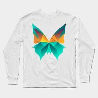 Butterfly Flight - Minimalist butterfly design for the environment Long Sleeve T-Shirt